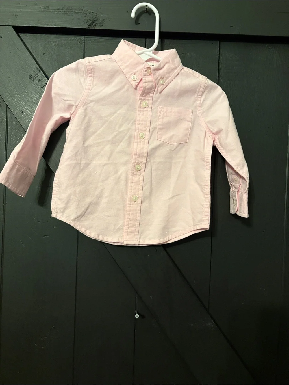 Janie and Jack Pale Pink Button-Down Shirt